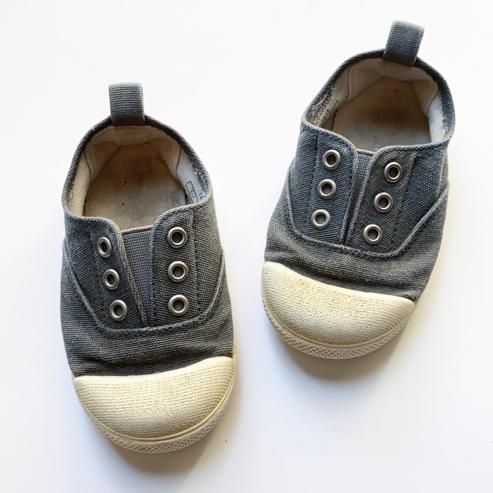 The Grey Canvas Sneakers